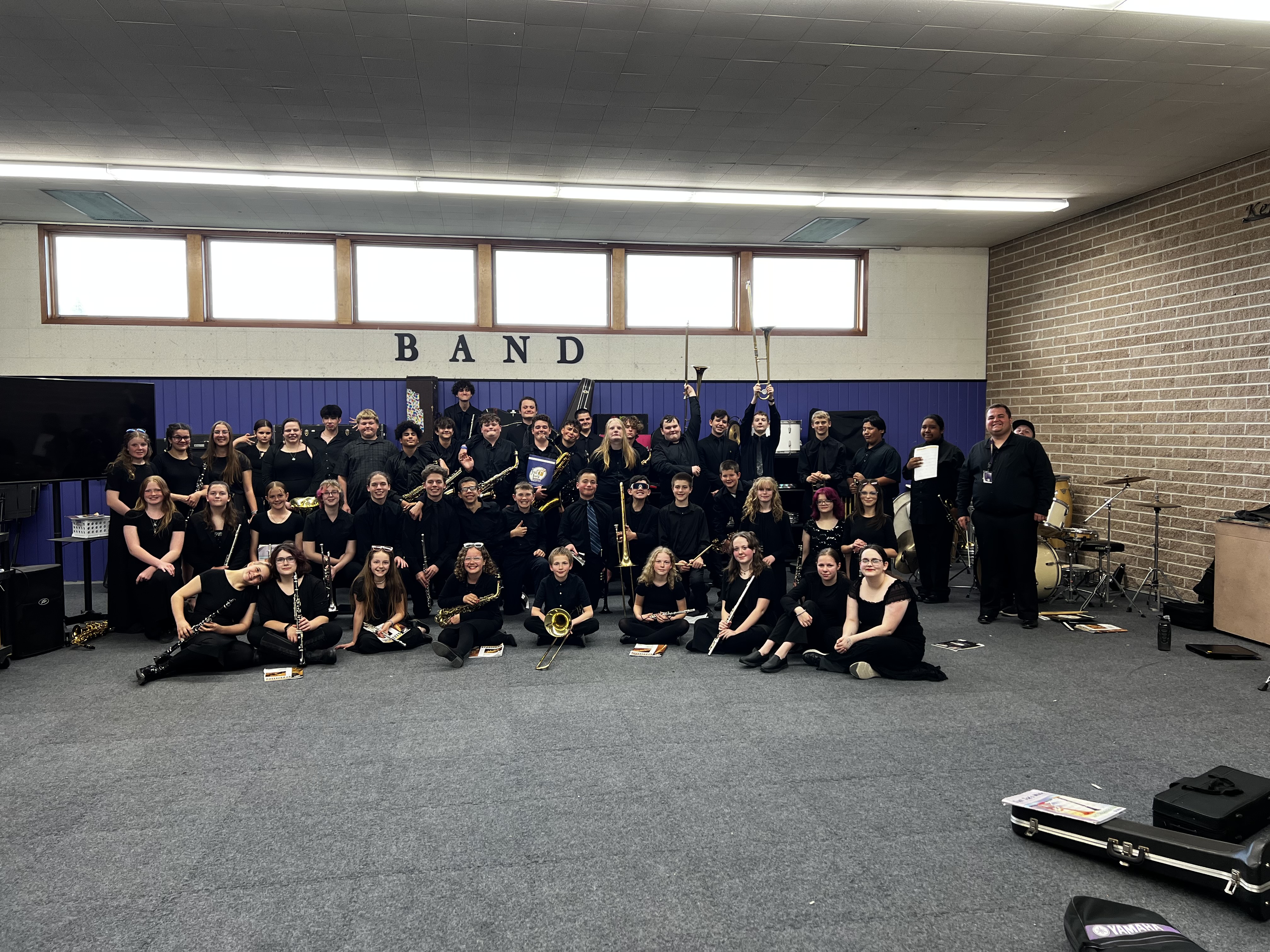 Hines Middle School and Burns High School Bands